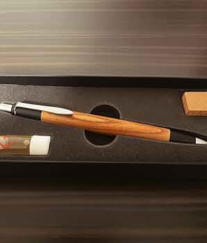 Amazon | 野原工芸 欅 旧型 艶消しシルバー ボールペン | 油性